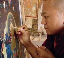 drawing Thangka Painting